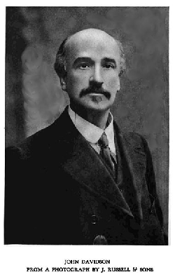 C607 T.S. Eliot likes a 30 Bob man, John Davidson 1 john davidson poet